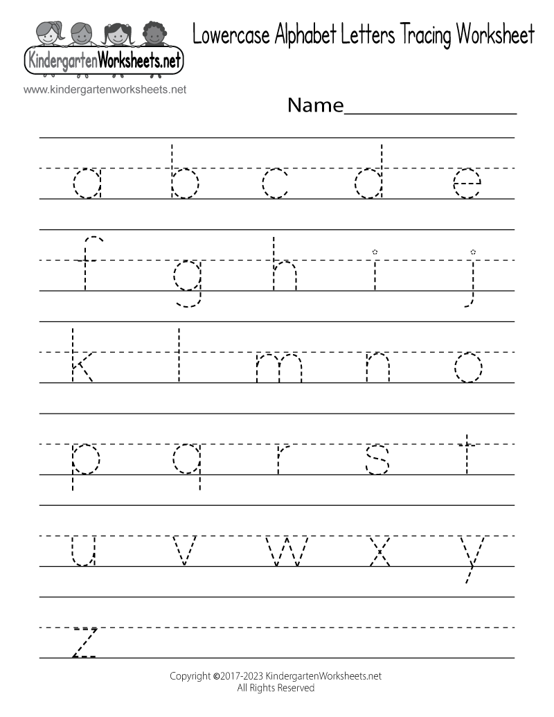 lowercase letter a printable