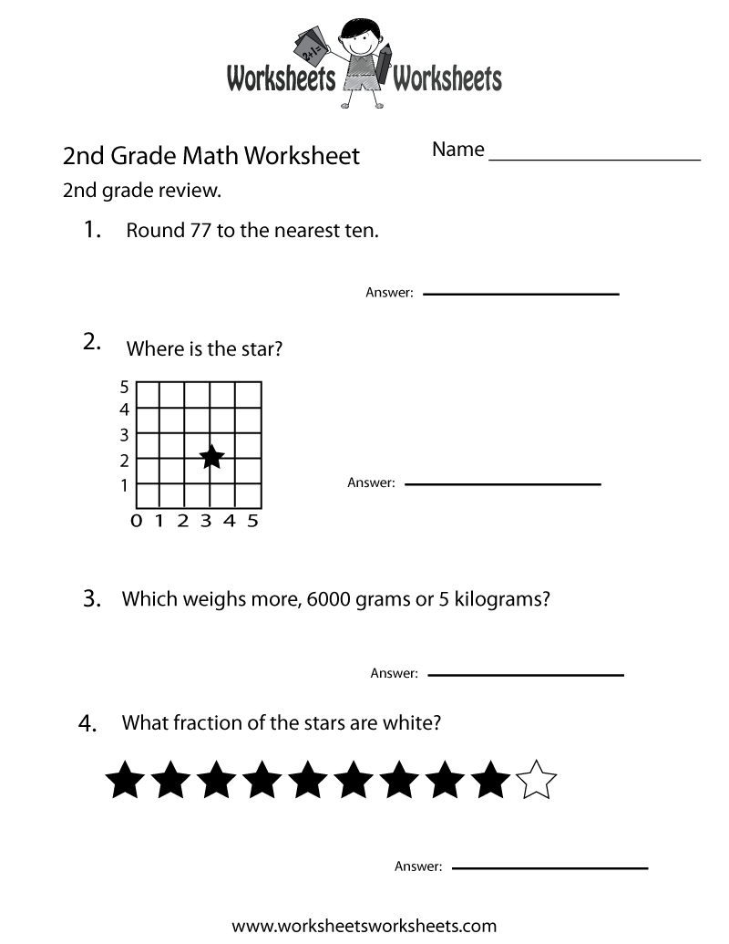 printable activities for second graders