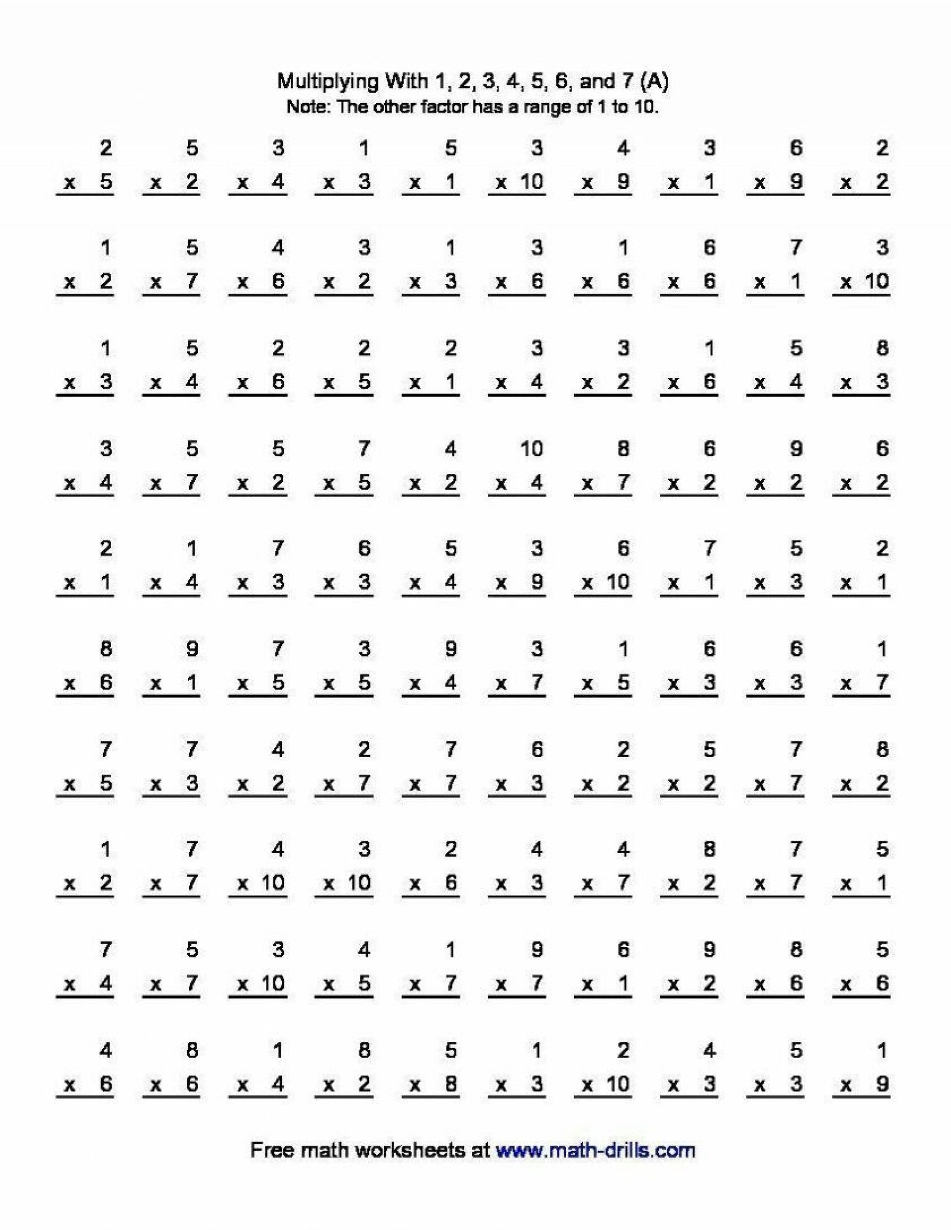 Grade 3 Multiplication Worksheets Free Worksheets Printables Worksheets Library