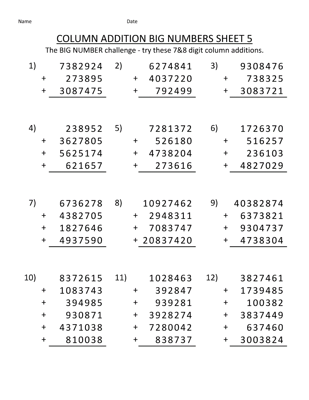 math worksheets grade 5 math worksheets grade 5