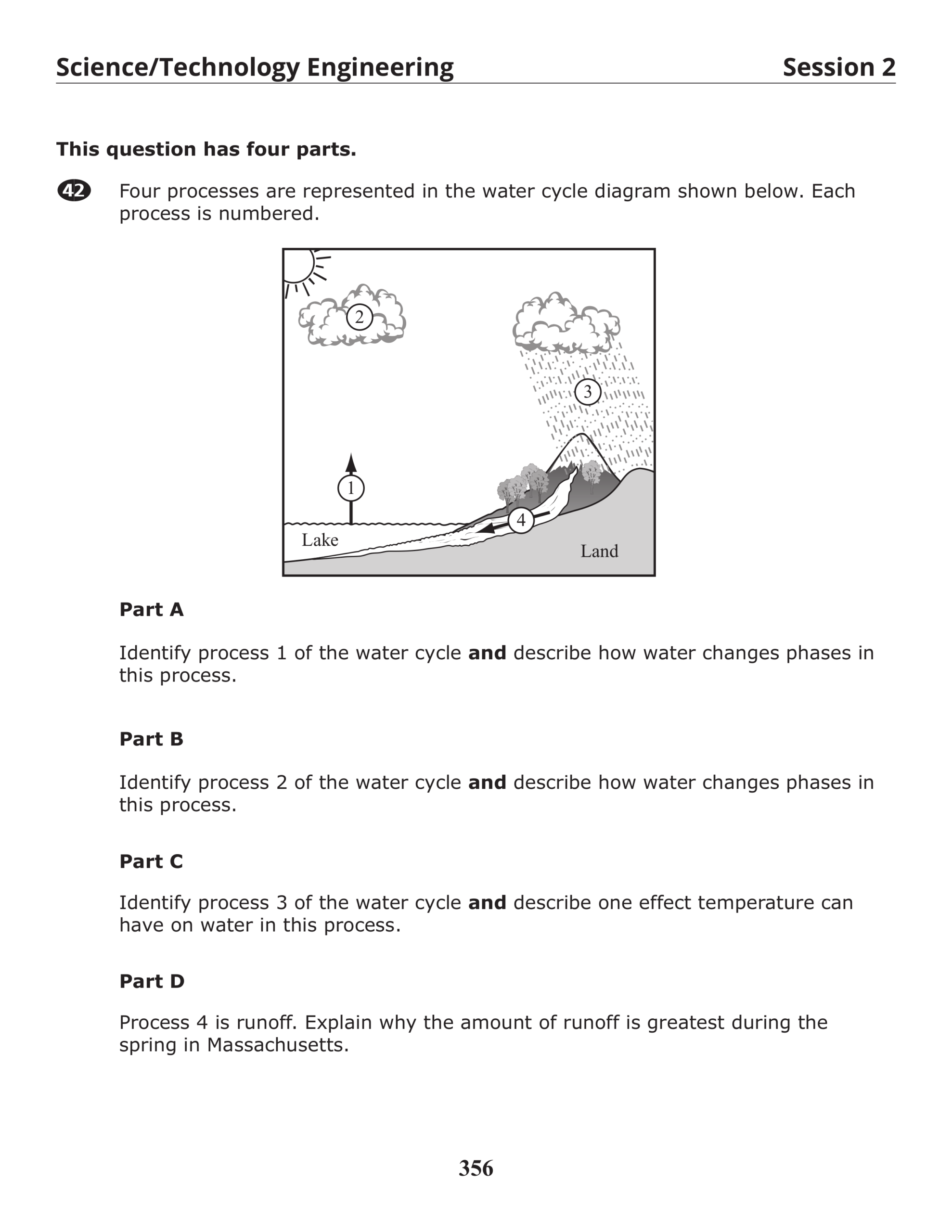 Grade 5 MCAS Science And Technology Practice Test Part 4 Open Response Essay Questions Vicki Walsh Library Formative