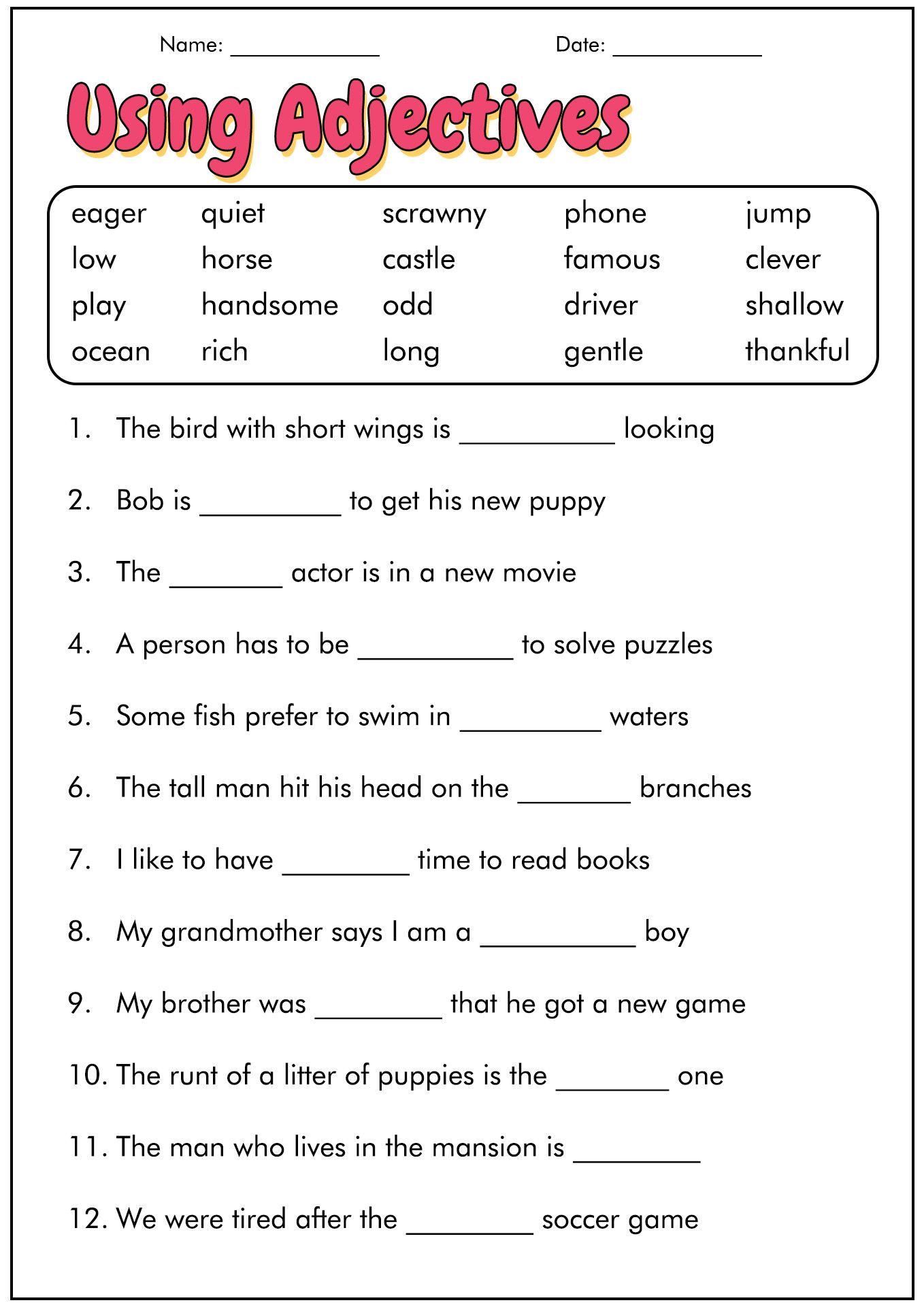 Homework Ideas For 4th Graders