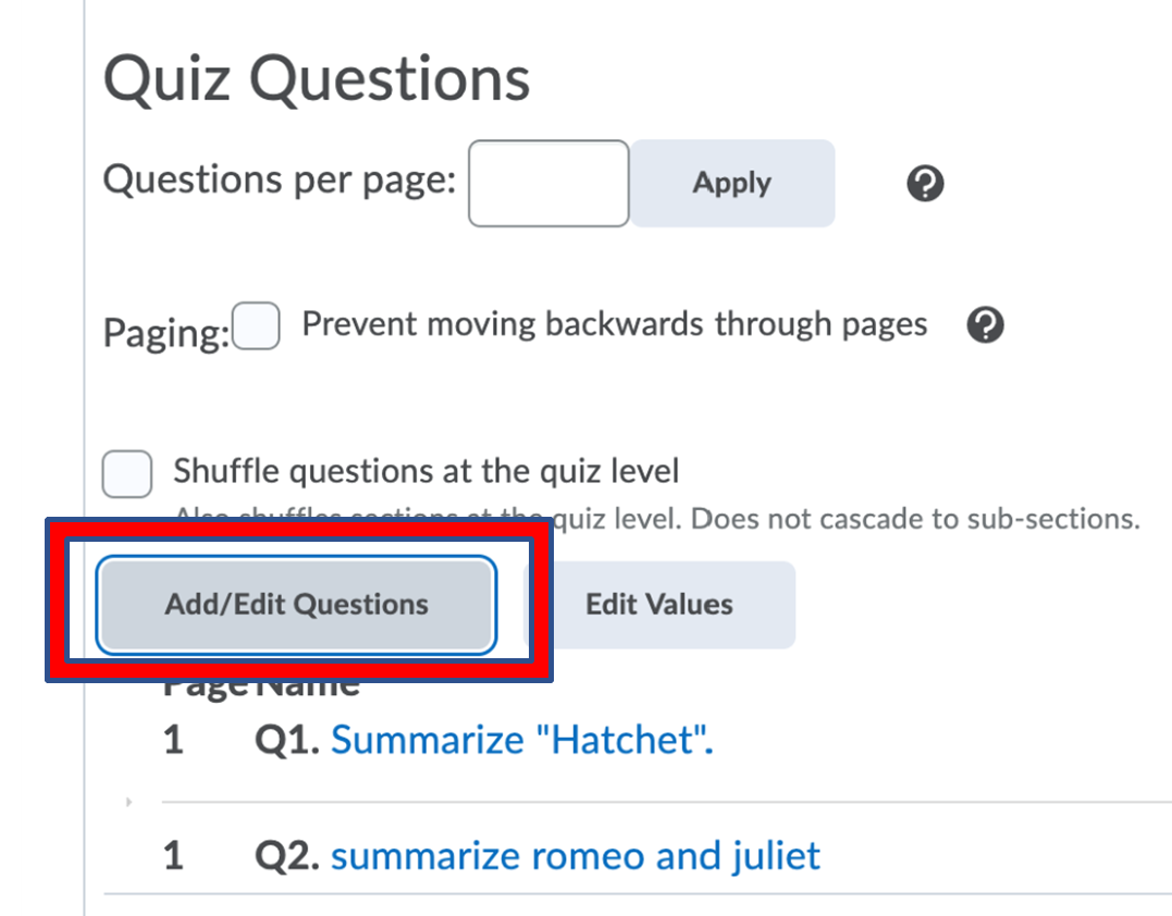 How Do I Create update An Answer Key For A Written Response Question In Brightspace Teach Anywhere
