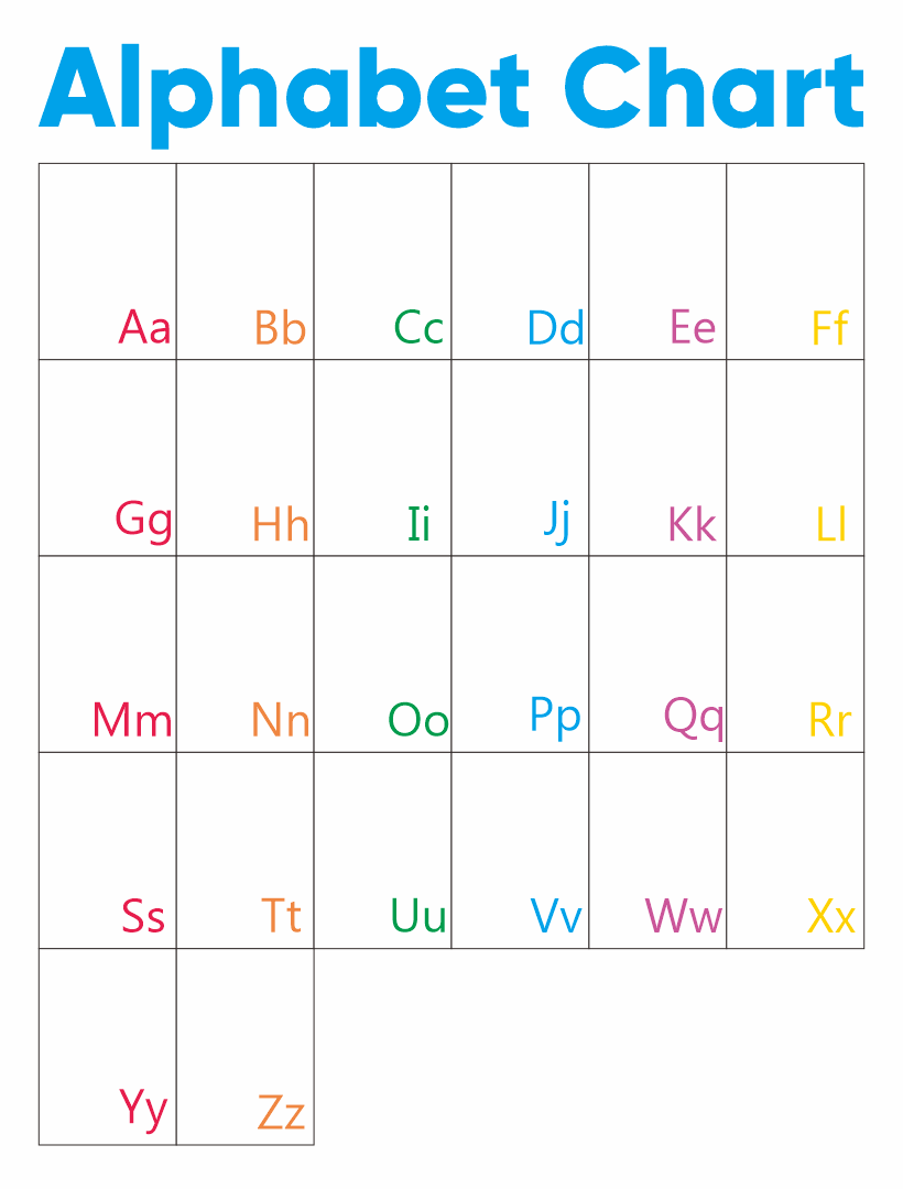 Kindergarten Alphabet Chart 10 Free PDF Printables Printablee Kindergarten Alphabet Chart 10 Free PDF Printables Printablee