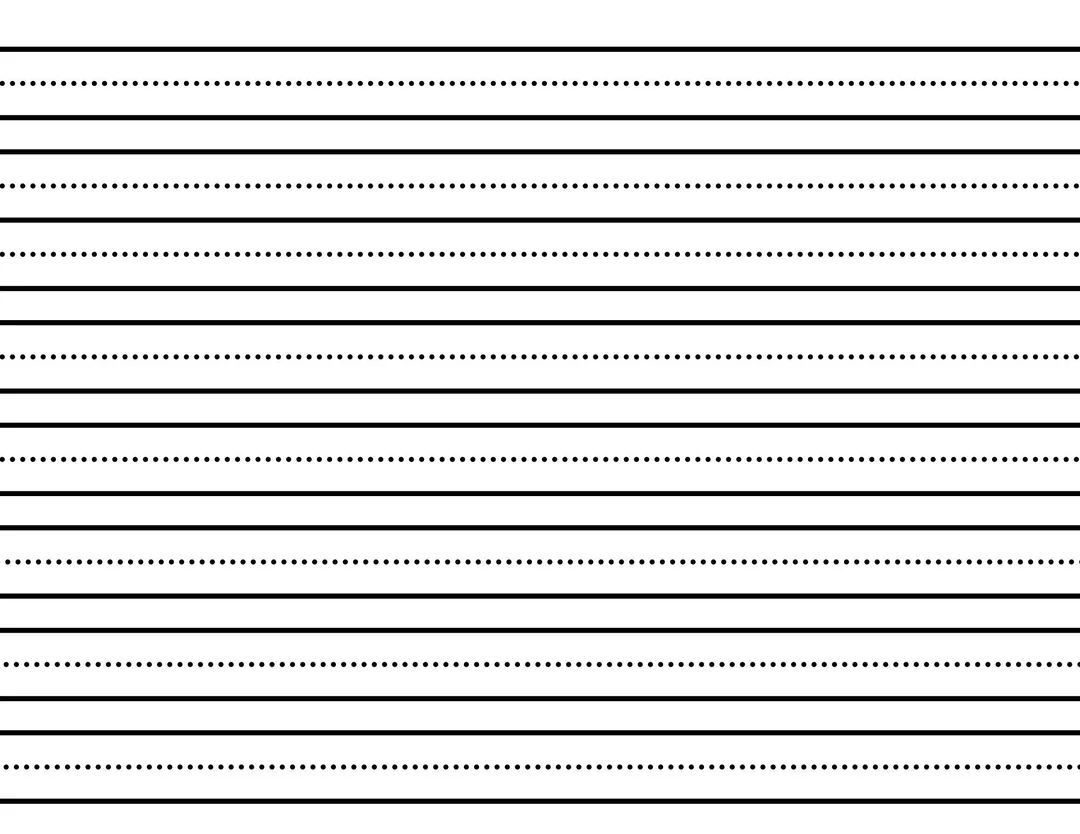 Kindergarten Lined Paper Kindergarten Writing Paper Preschool Writing Paper Preschool Lined Paper Writing Practice Etsy