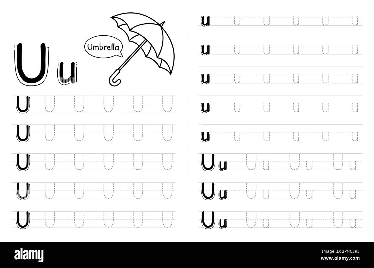 letter u tracing sheet letter u tracing sheet