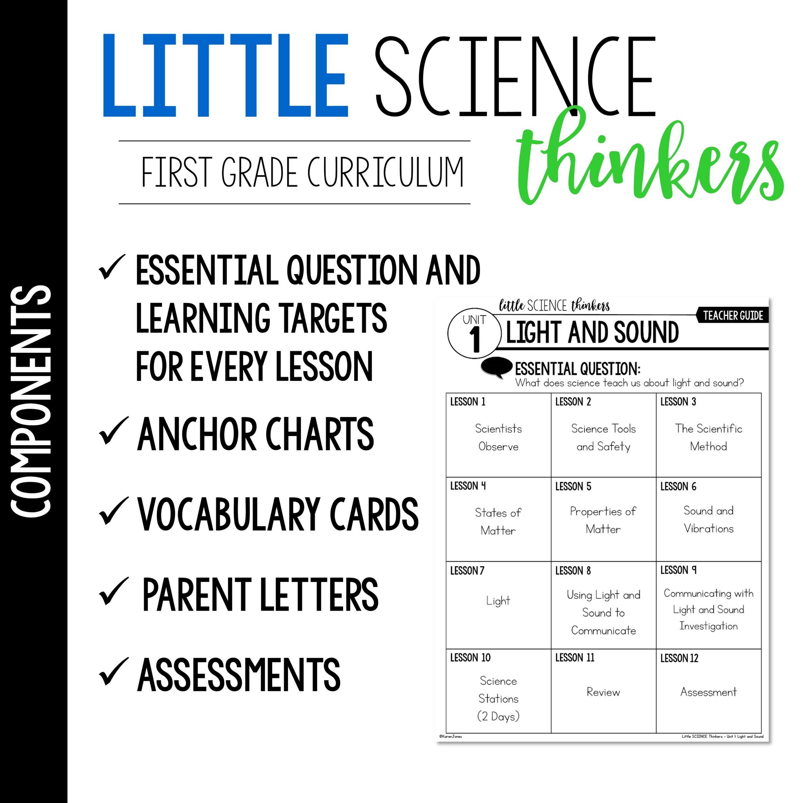 Little 1st Grade Science Thinkers Curriculum Mrs Jones s Class