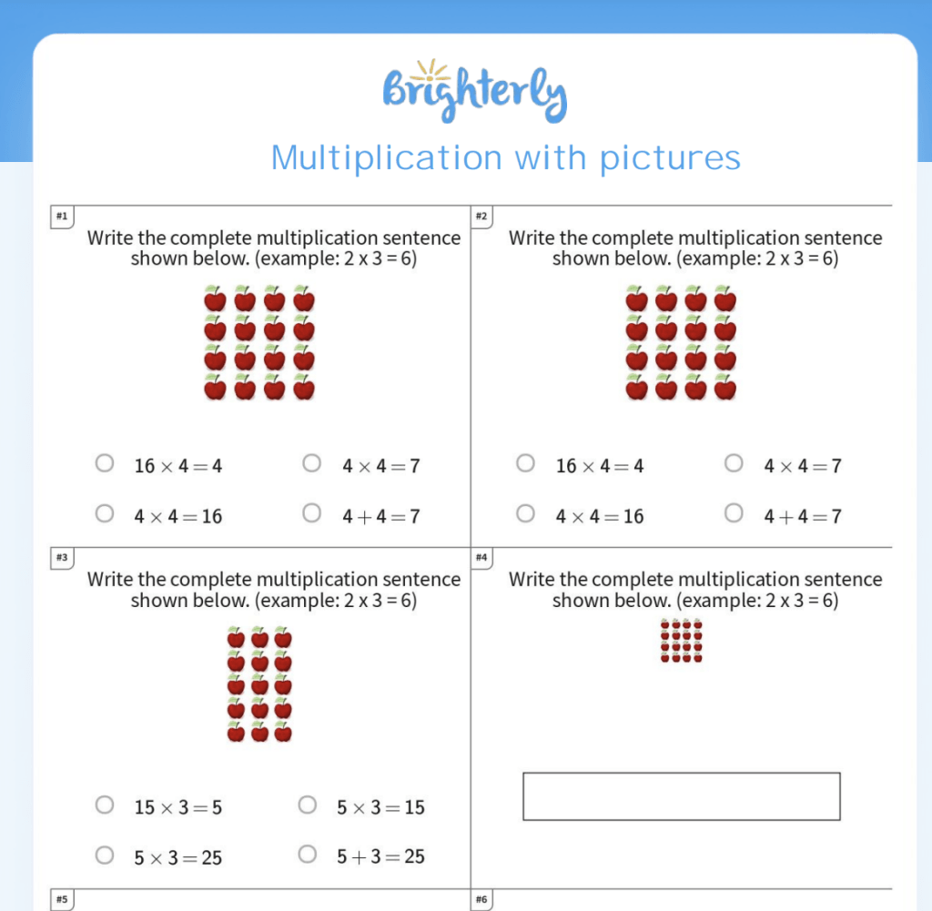 free multiplication worksheets grade 3