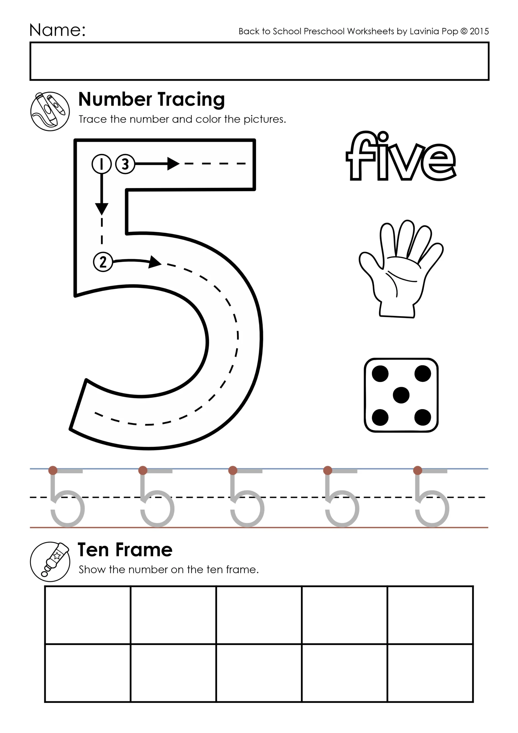trace 1 10 worksheet