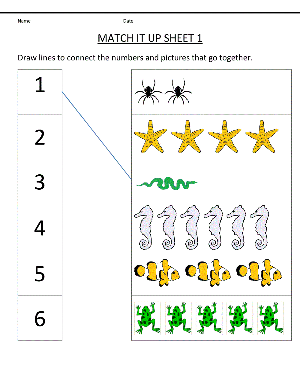 free pre k math printables