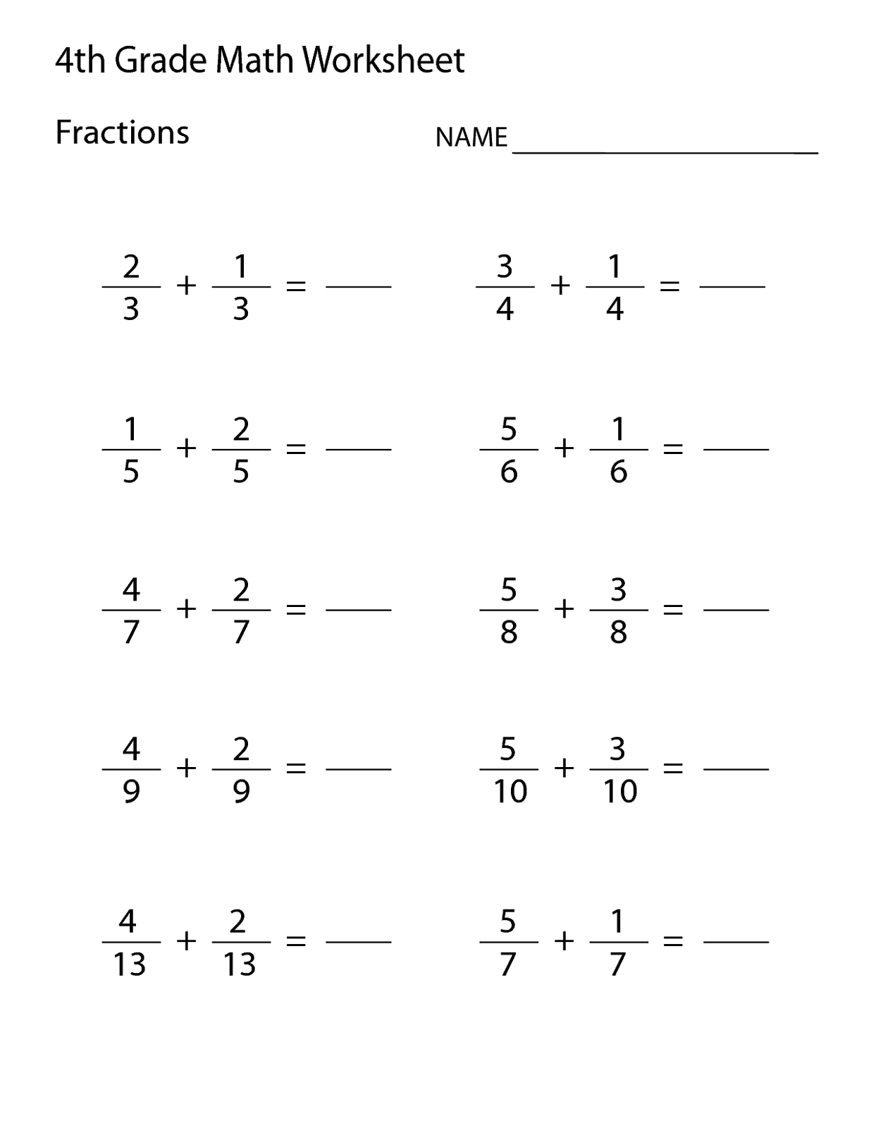 Printable Grade 4 Math Worksheets Learning Printable Printable Grade 4 Math Worksheets Learning Printable