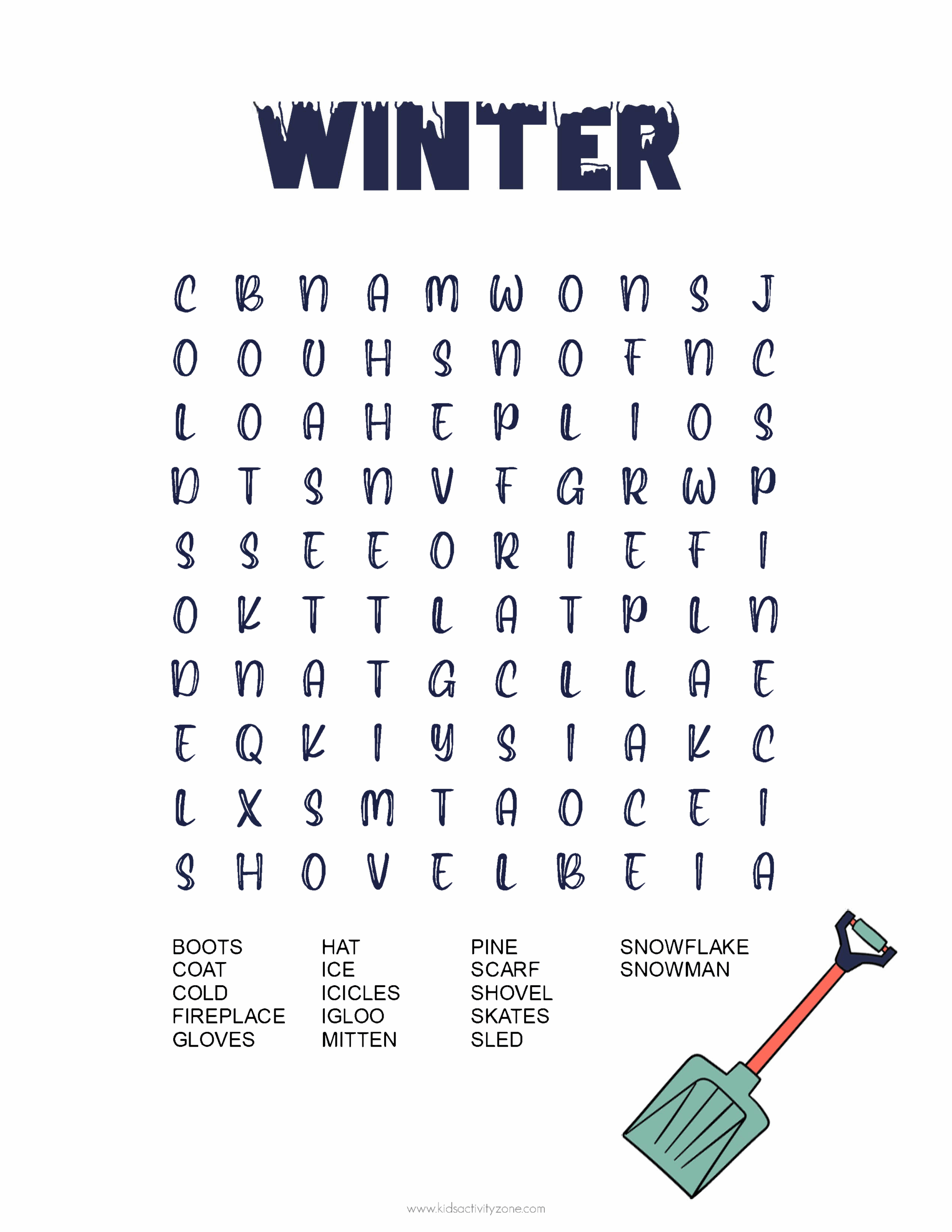 Printable Winter Activities Packet For Kids Kids Activity Zone