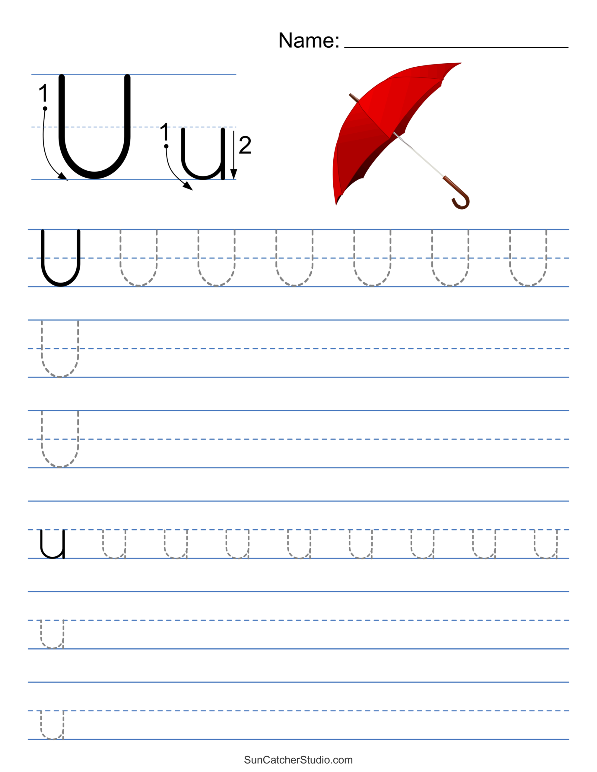 traceable letters printable free