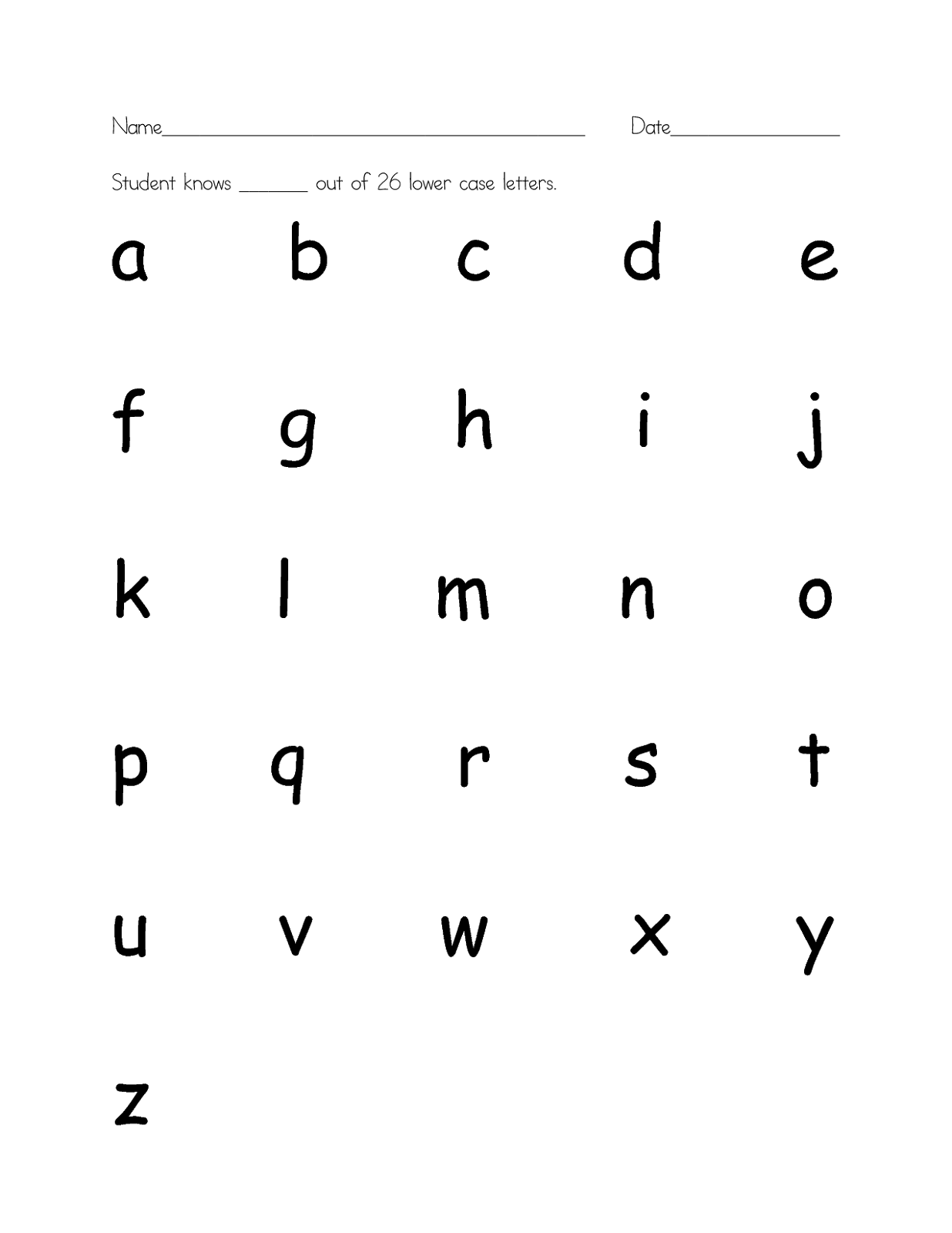 Upper And Lowercase Alphabet Printable Printable Party Favors